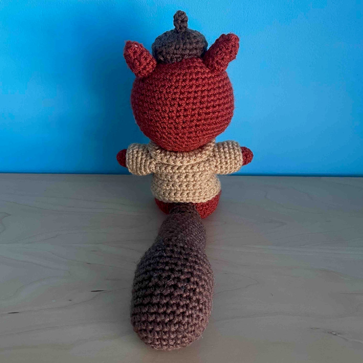 Audrey The Autumn Squirrel Crochet Pattern (PDF Download)