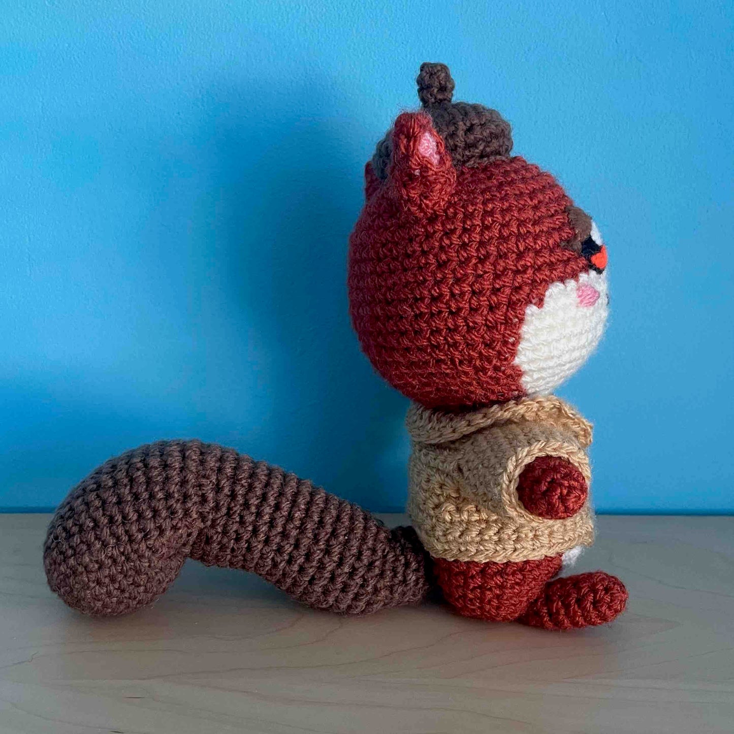 Audrey The Autumn Squirrel Crochet Pattern (PDF Download)