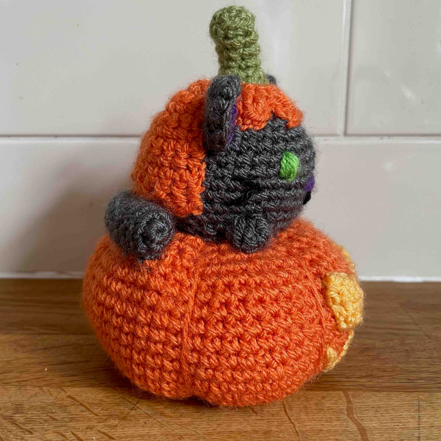 Cat In A Pumpkin Crochet Pattern (PDF Download)