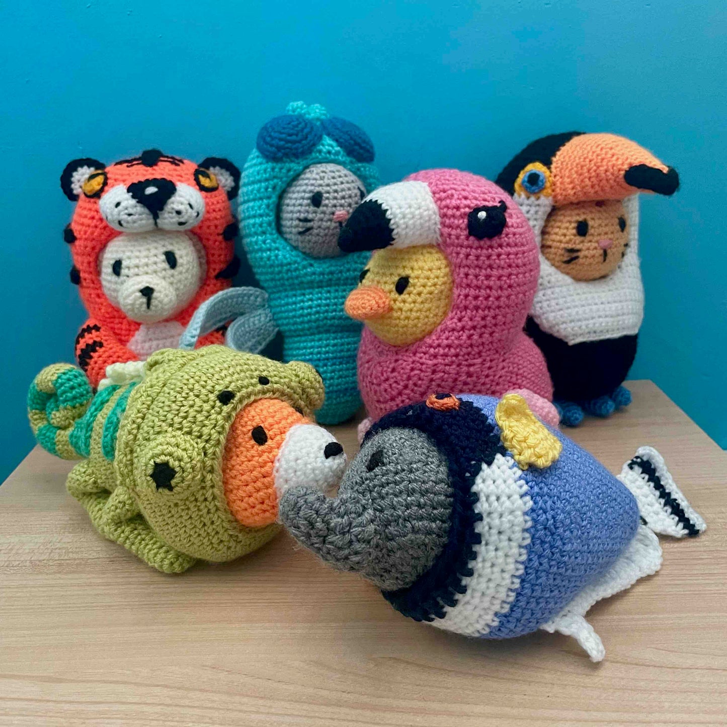 Costumed Animals: Tropical Set Amigurumi Plushies