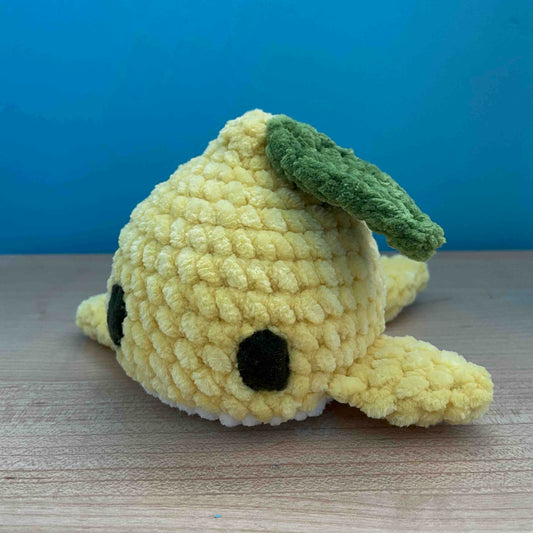 Lemon Whale Amigurumi Plush