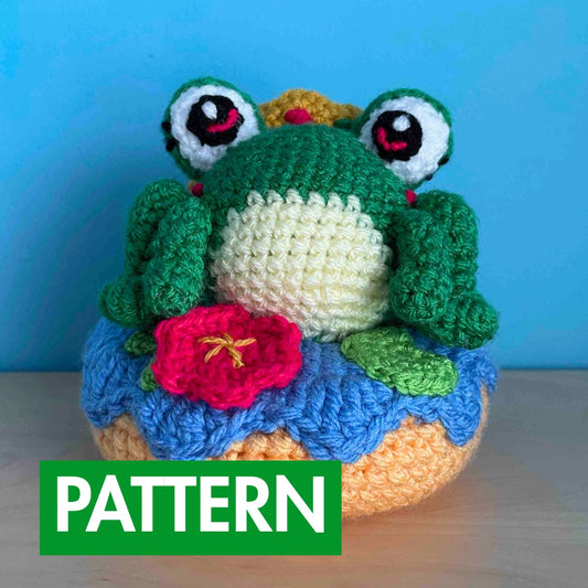 Princess Danielle The Donut Frog Crochet Pattern (PDF Download)
