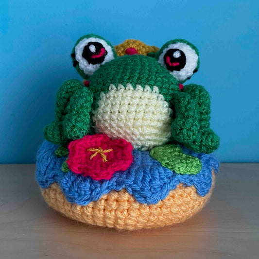 Princess Danielle The Donut Frog Amigurumi Plush