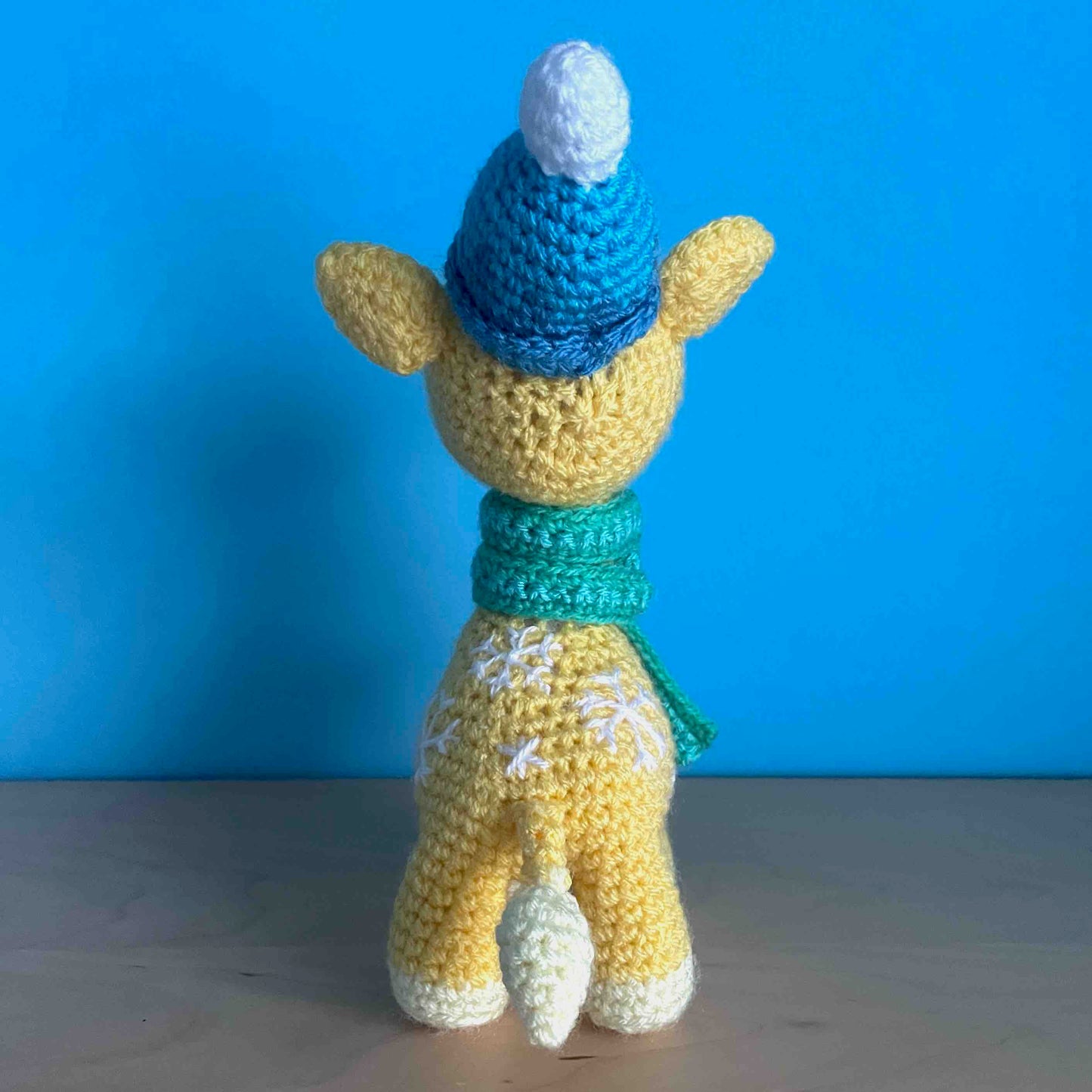 Susie The Snow Giraffe Amigurumi Plush
