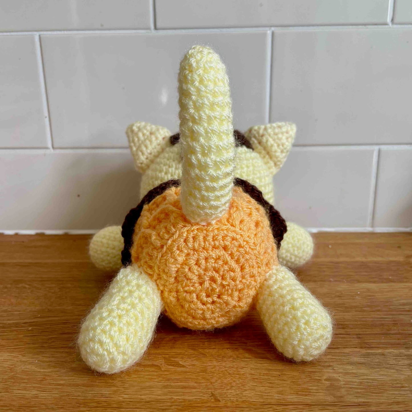 Vanilla Ice Cream Cat Crochet Pattern (PDF Download)